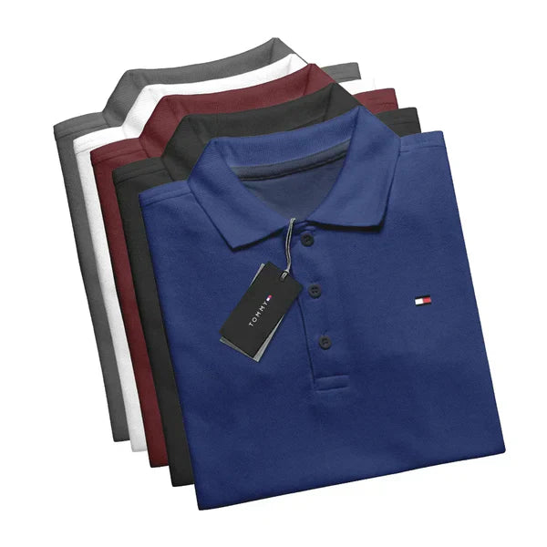 [COMPRAR 3, OBTENER 5] Kit 5 polos clásicos Tommy H.