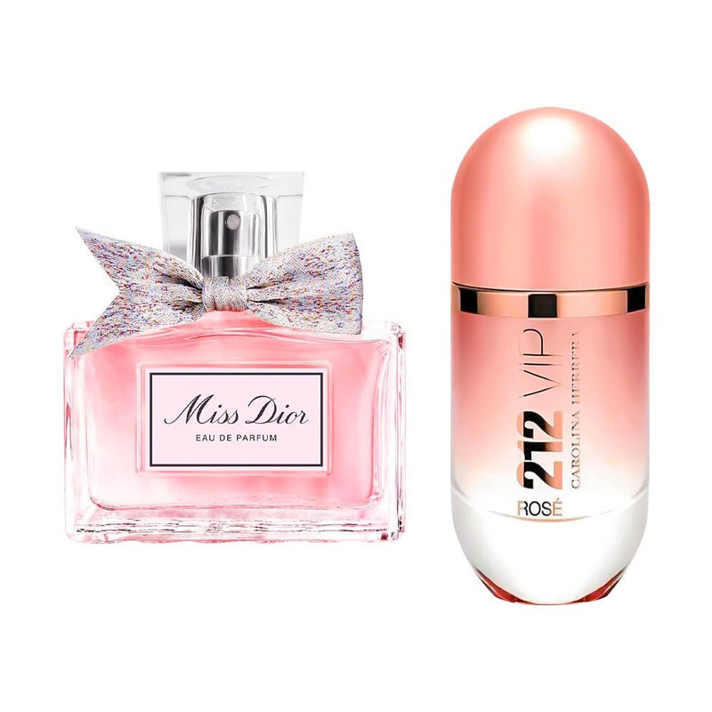 Miss Dior y 212 VIP Rosé